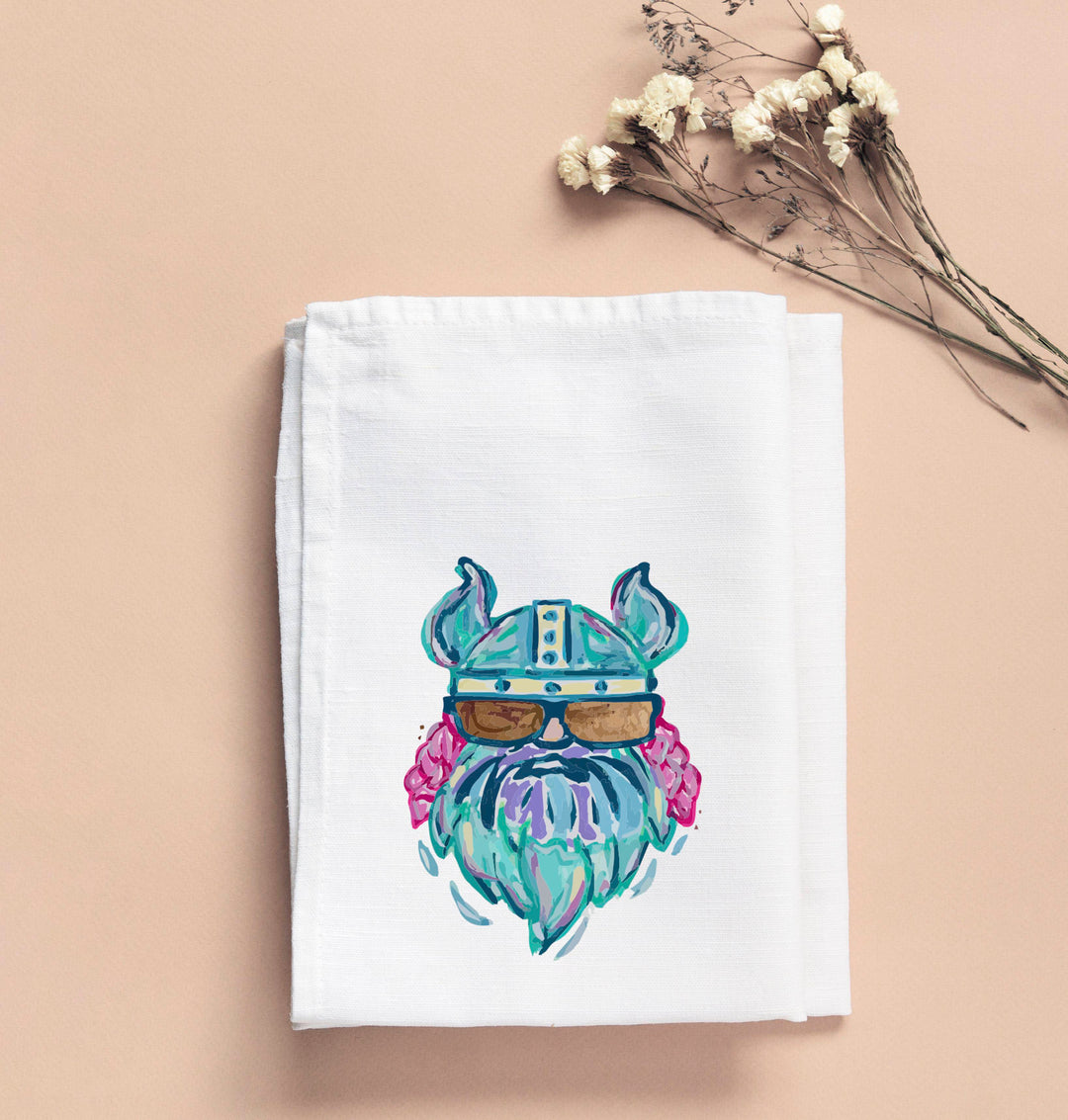 Kathryn Fun Viking Tea Towel