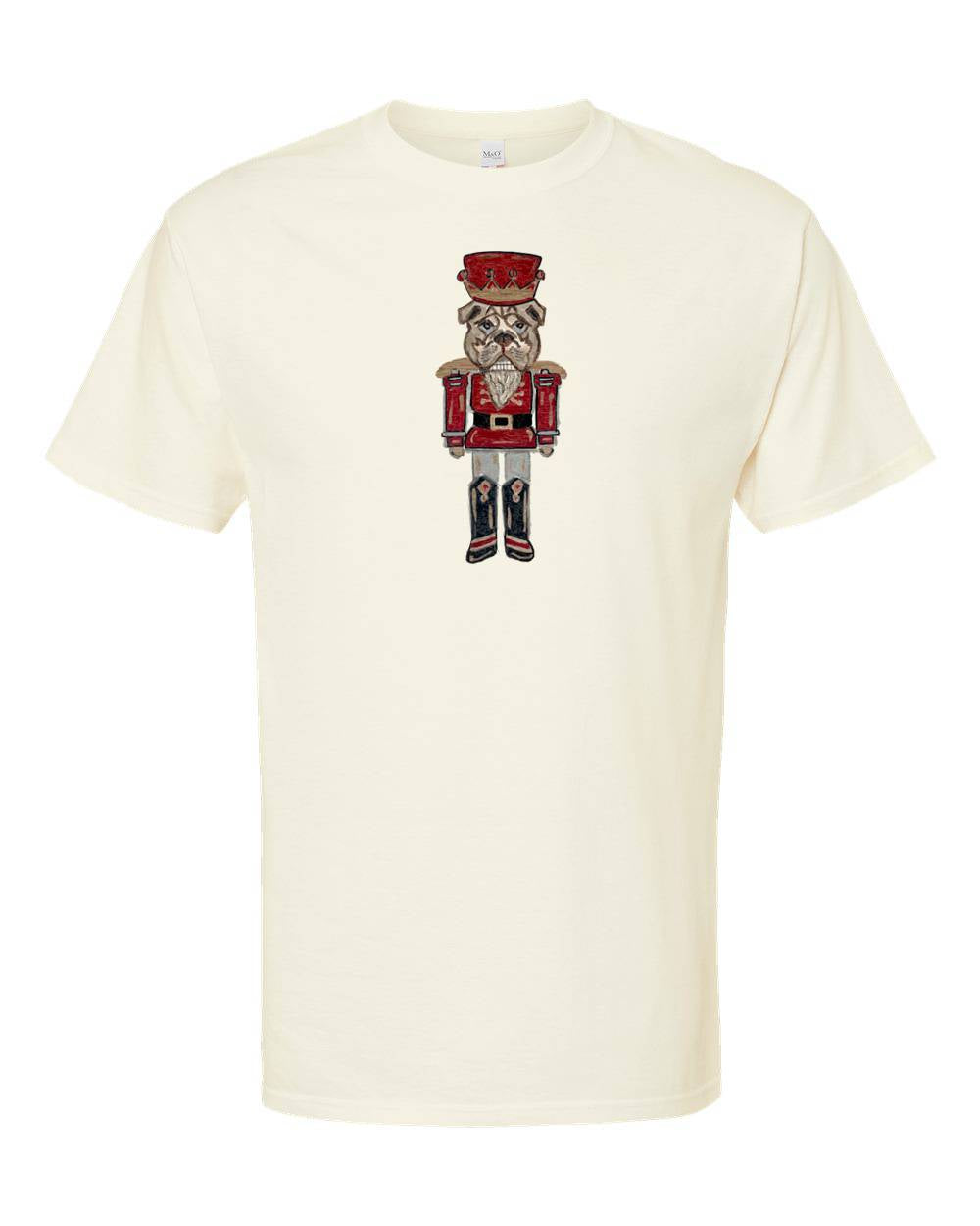 Bulldog Nutcracker Red Short Sleeve