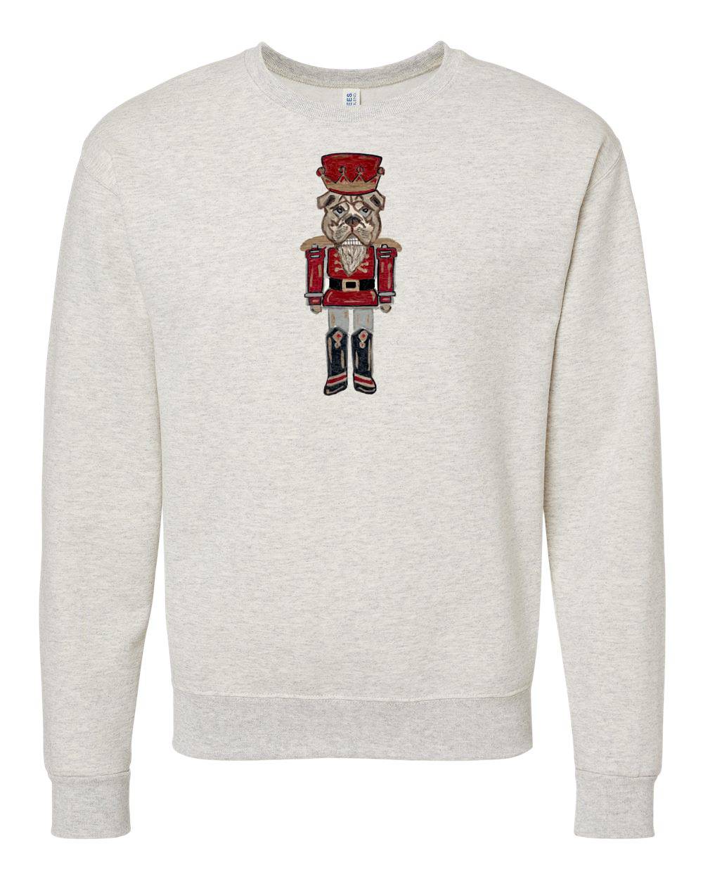 Bulldog Nutcracker Red Sweatshirt
