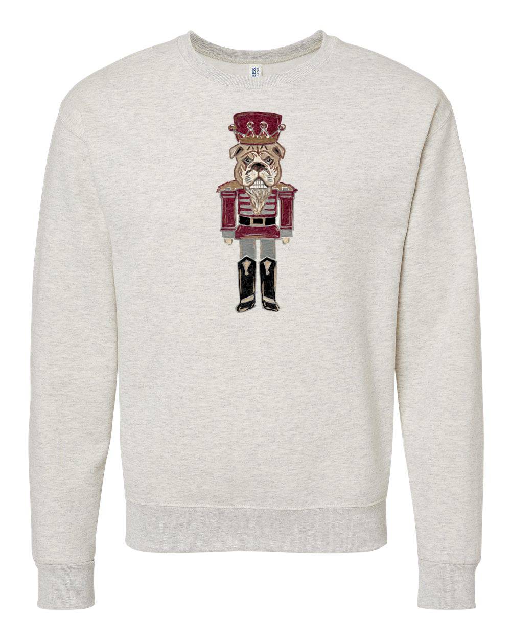 Bulldog Nutcracker Maroon Sweatshirt