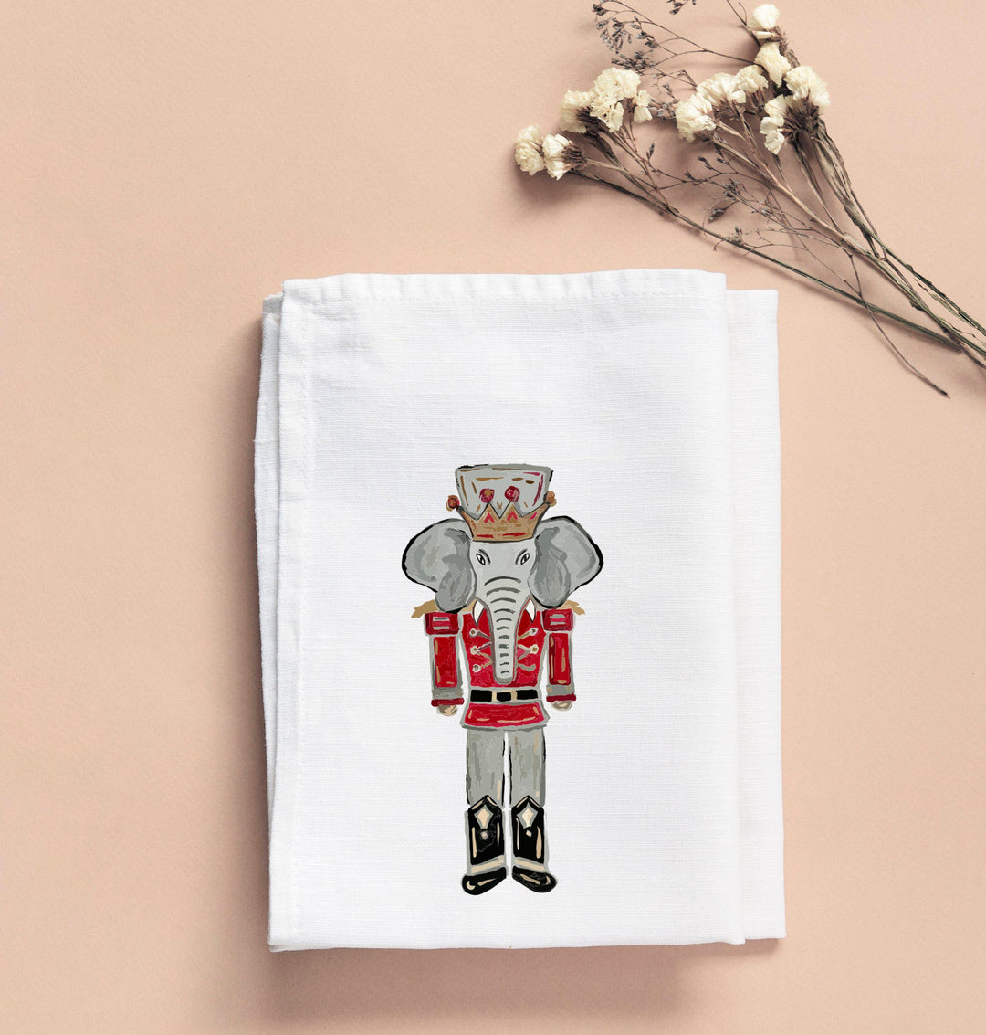 Kathryn Elephant Nutcracker Tea Towel