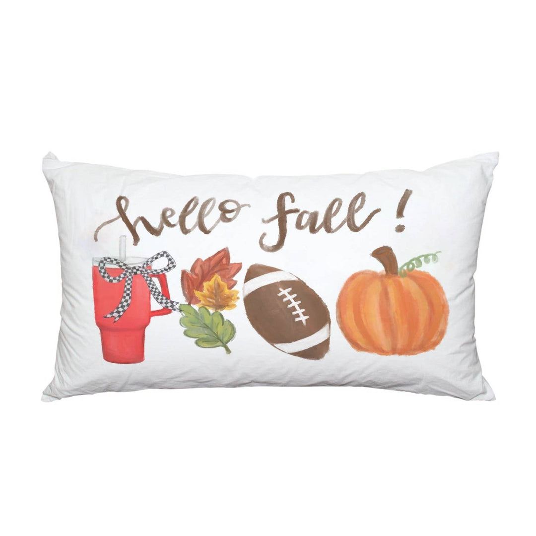 Athens Hello Fall Cup Pillow 14 X 20