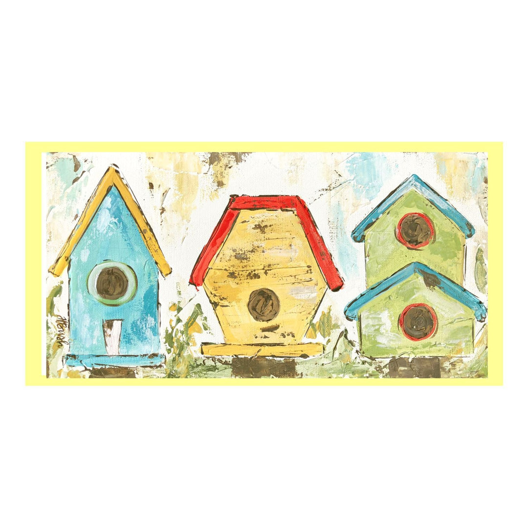 Birdhouse Color Pillow Swap
