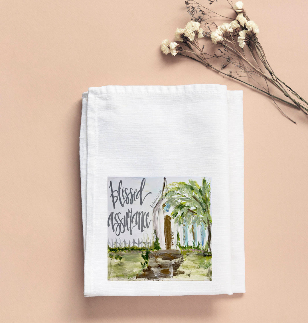 Blessed Assurance Tea Towel