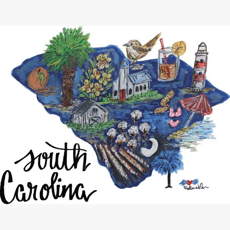South Carolina Blue Pillow Swap