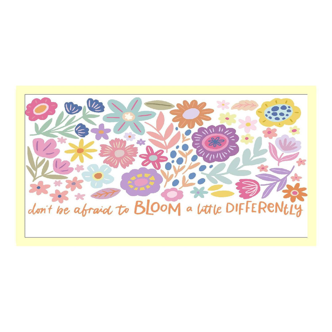Don't Be Afraid to Bloom Lumbar Pillow Swap