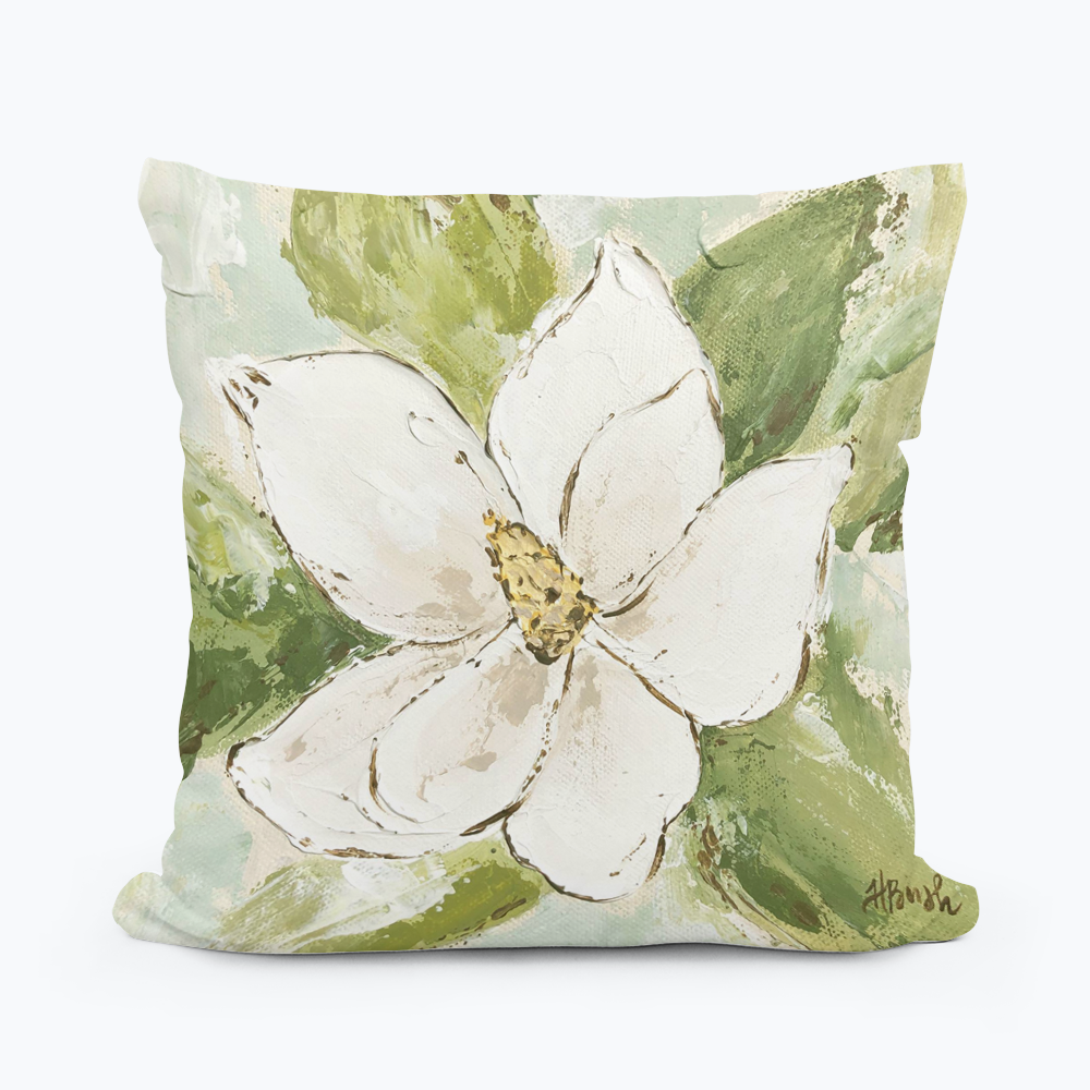 2025 July Garden Pillow Square