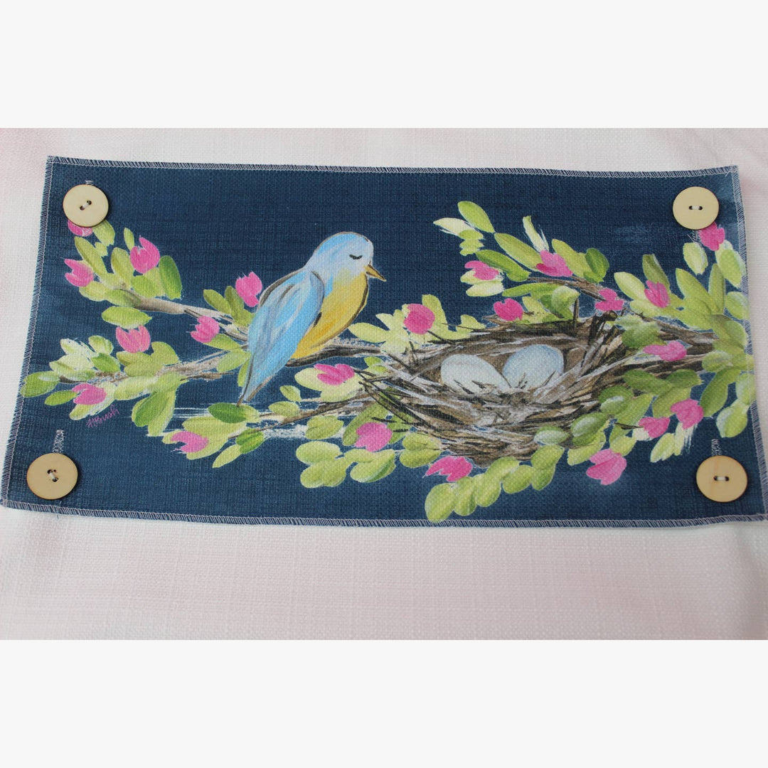 Bird And Nest Pillow Swap