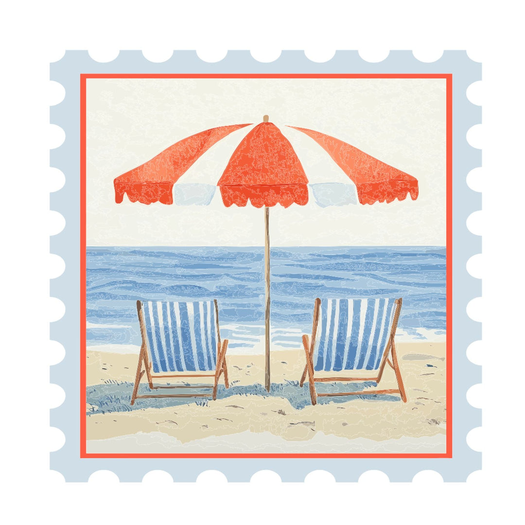 Americana Beach #35 TEA TOWEL