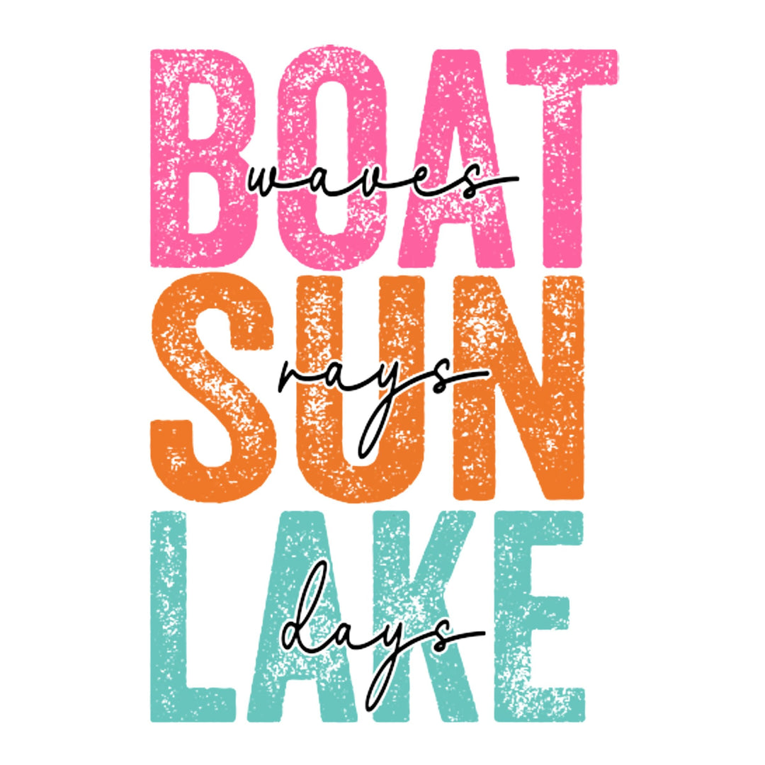 BOAT WAVES  SHORT SLEEVE TSHIRT