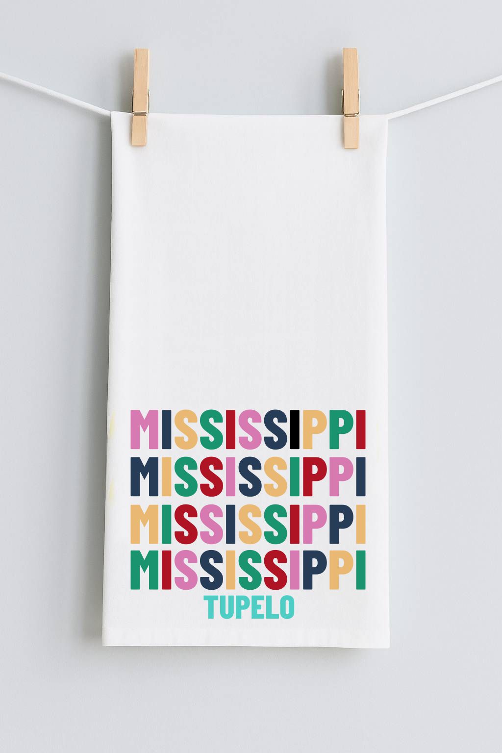 25 Stack State Tea Towel