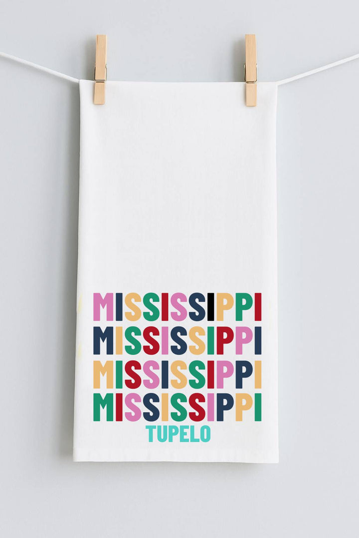 25 Stack State Tea Towel