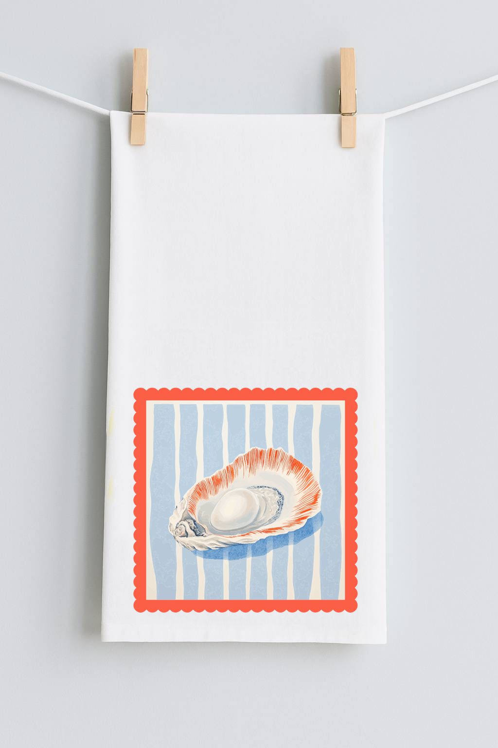 Americana Oyster #28 TEA TOWEL