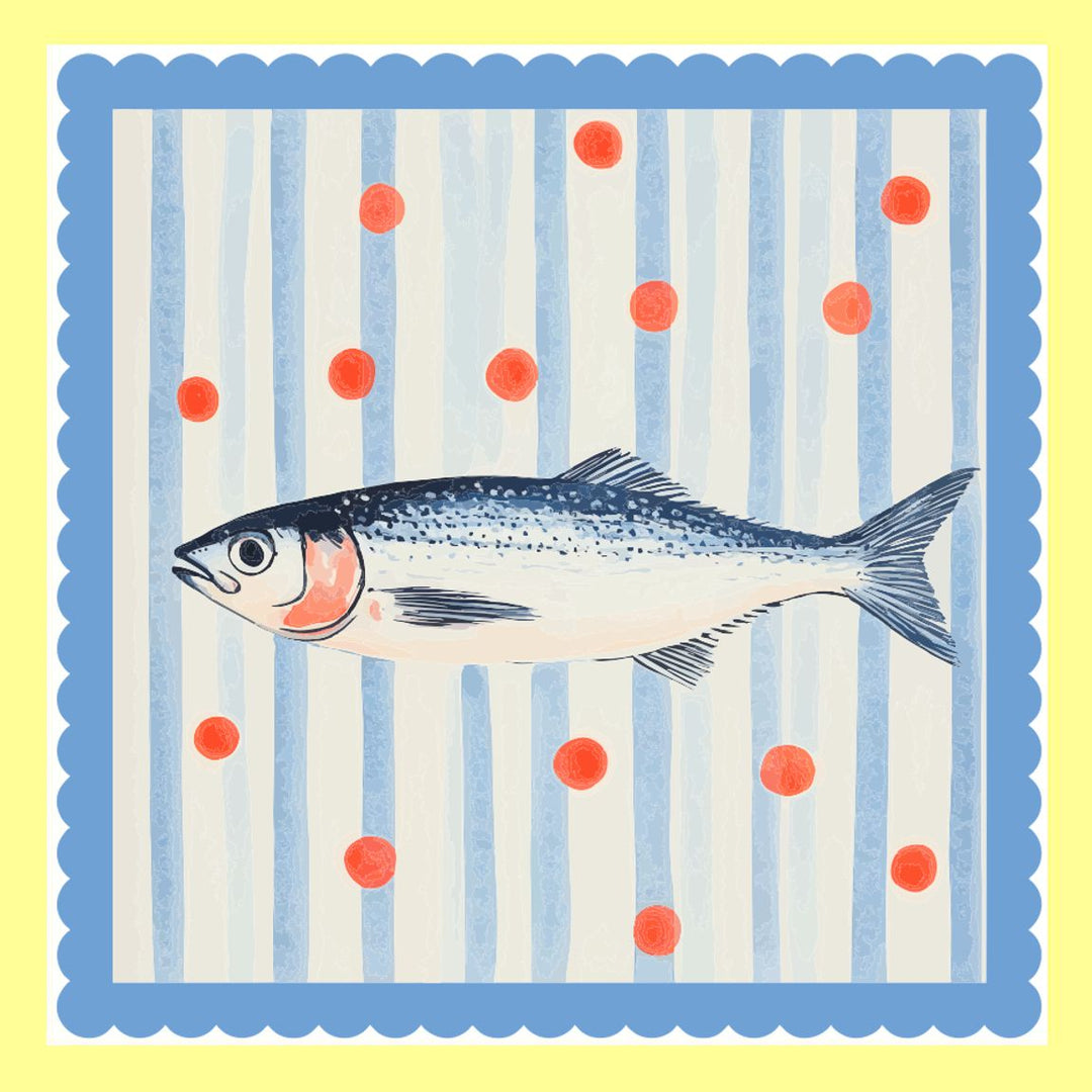 Americana Fish #30 SQUARE PILLOW SWAP
