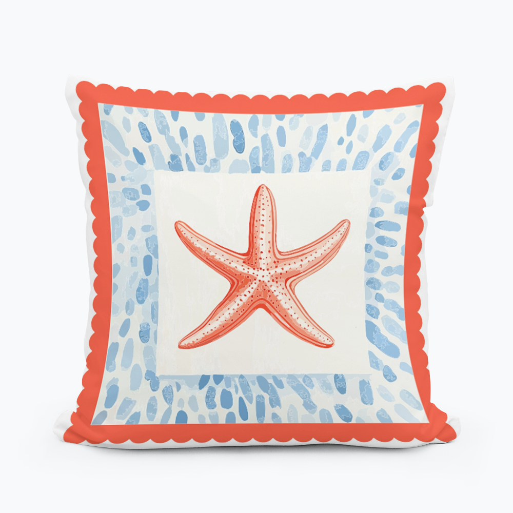 Americana Starfish SQUARE PILLOW