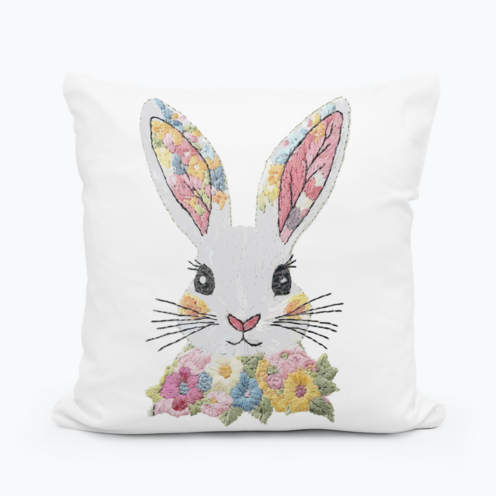 EASTER BUNNY SQUARE PILLOW