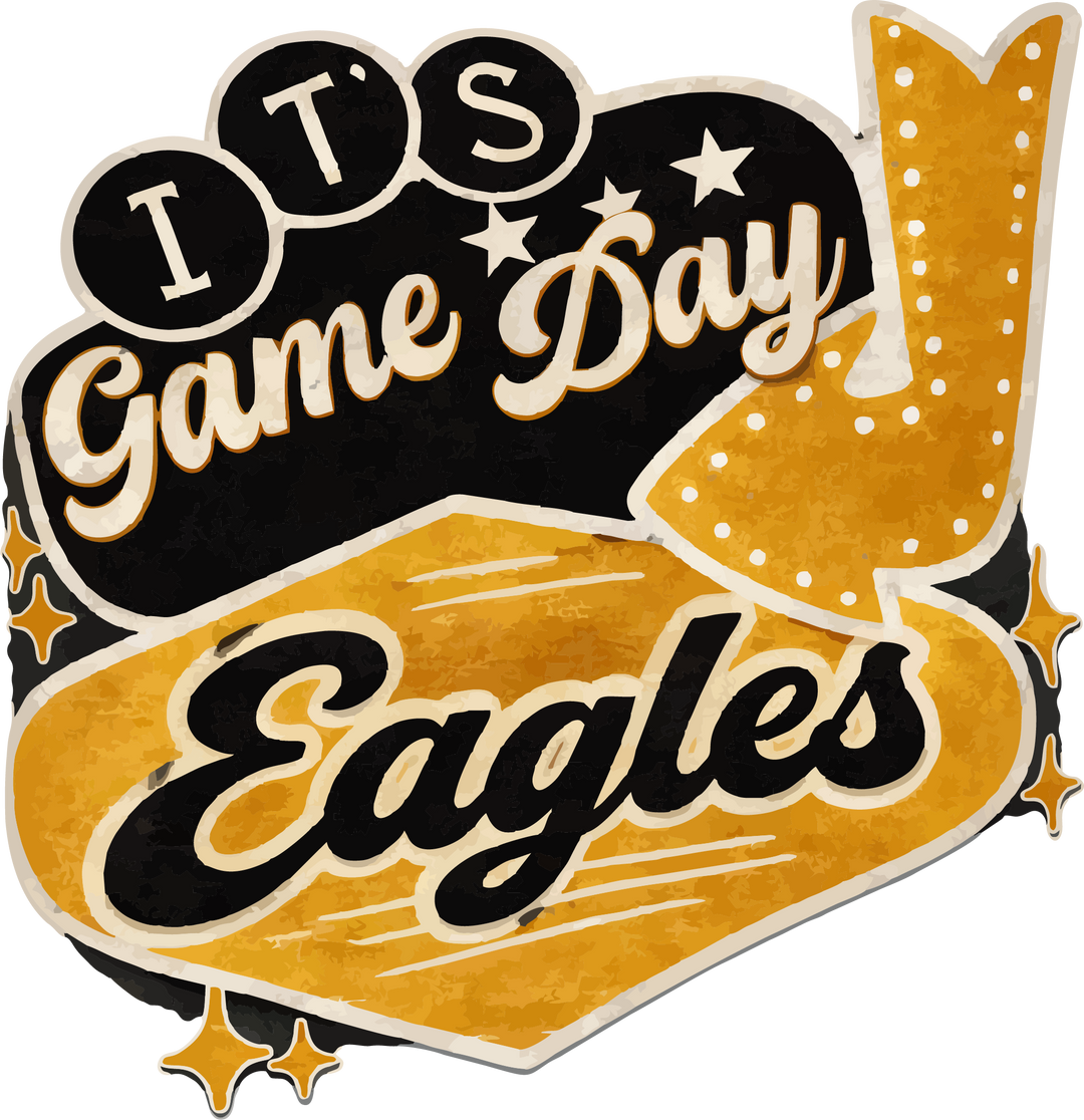 It's Gameday Eagle Wreath Sash