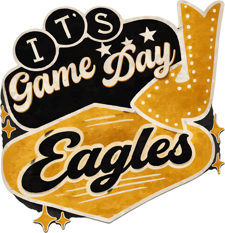 It's Gameday Eagle Wreath Sash