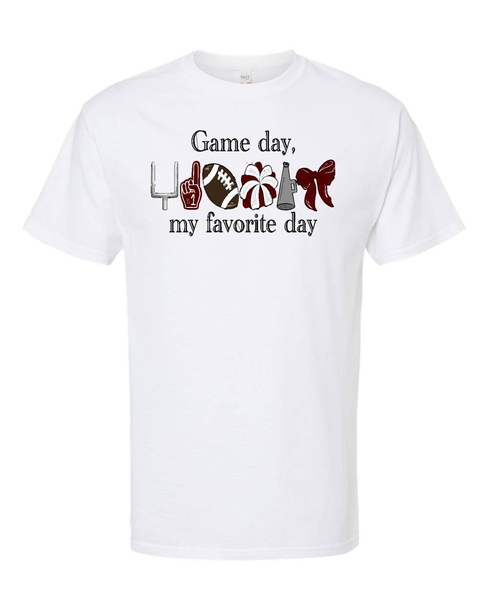 GAMEDAY MY FAVORITE DAY SHORT SLEEVE TSHIRT