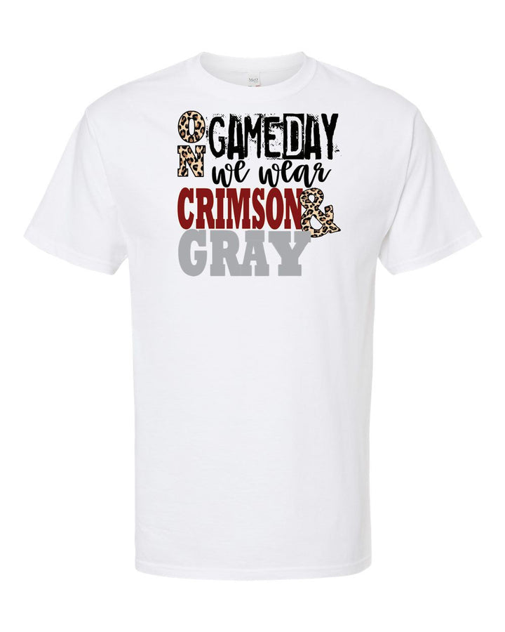 ON GAME DAY WE WEAR (PICK YOUR COLOR) SHORT SLEEVE TSHIRT