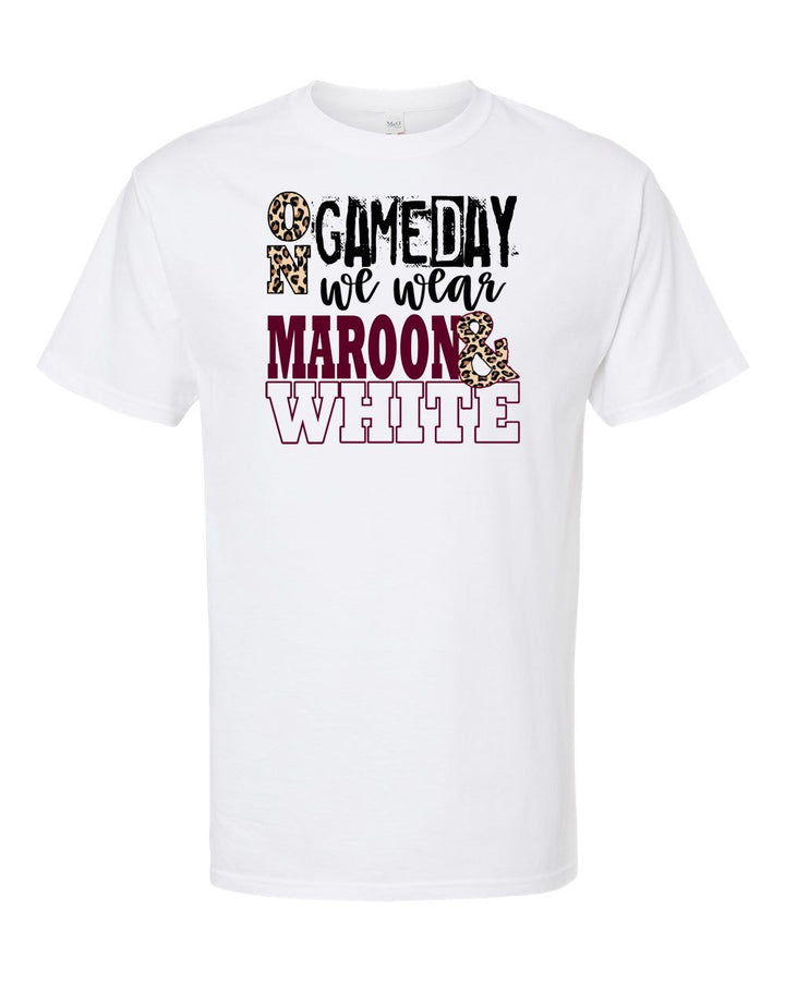 ON GAME DAY WE WEAR (PICK YOUR COLOR) SHORT SLEEVE TSHIRT