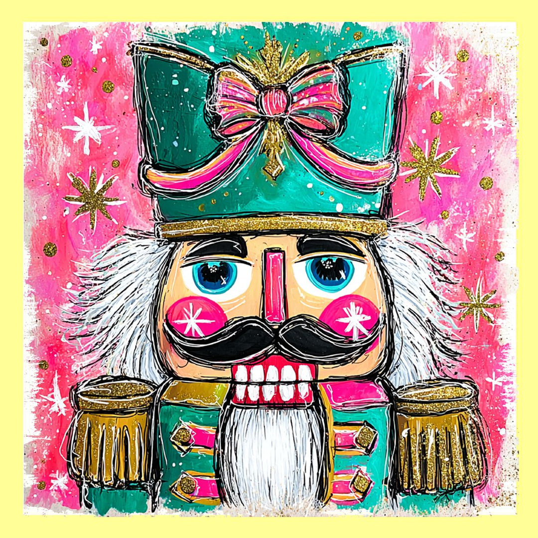 Teal Nutcracker Square Swap