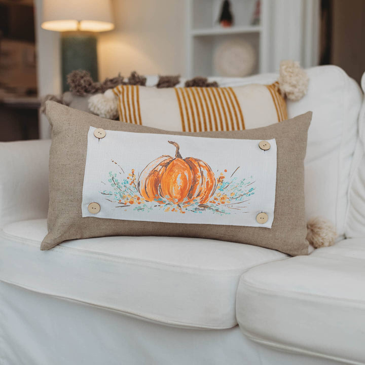 Harvest Pumpkin Nest Pillow Swap