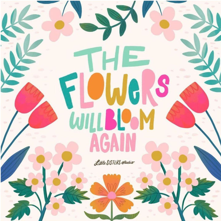 The Flowers Will Bloom Again Pillow Swap