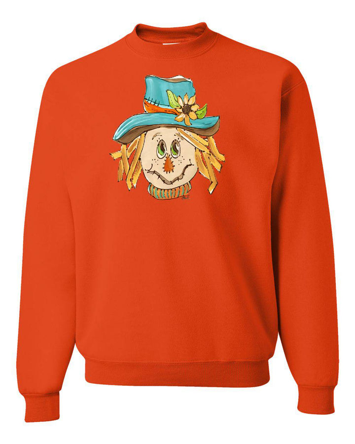 SCARECROW TURQUOISE CREW NECK SWEATSHIRT