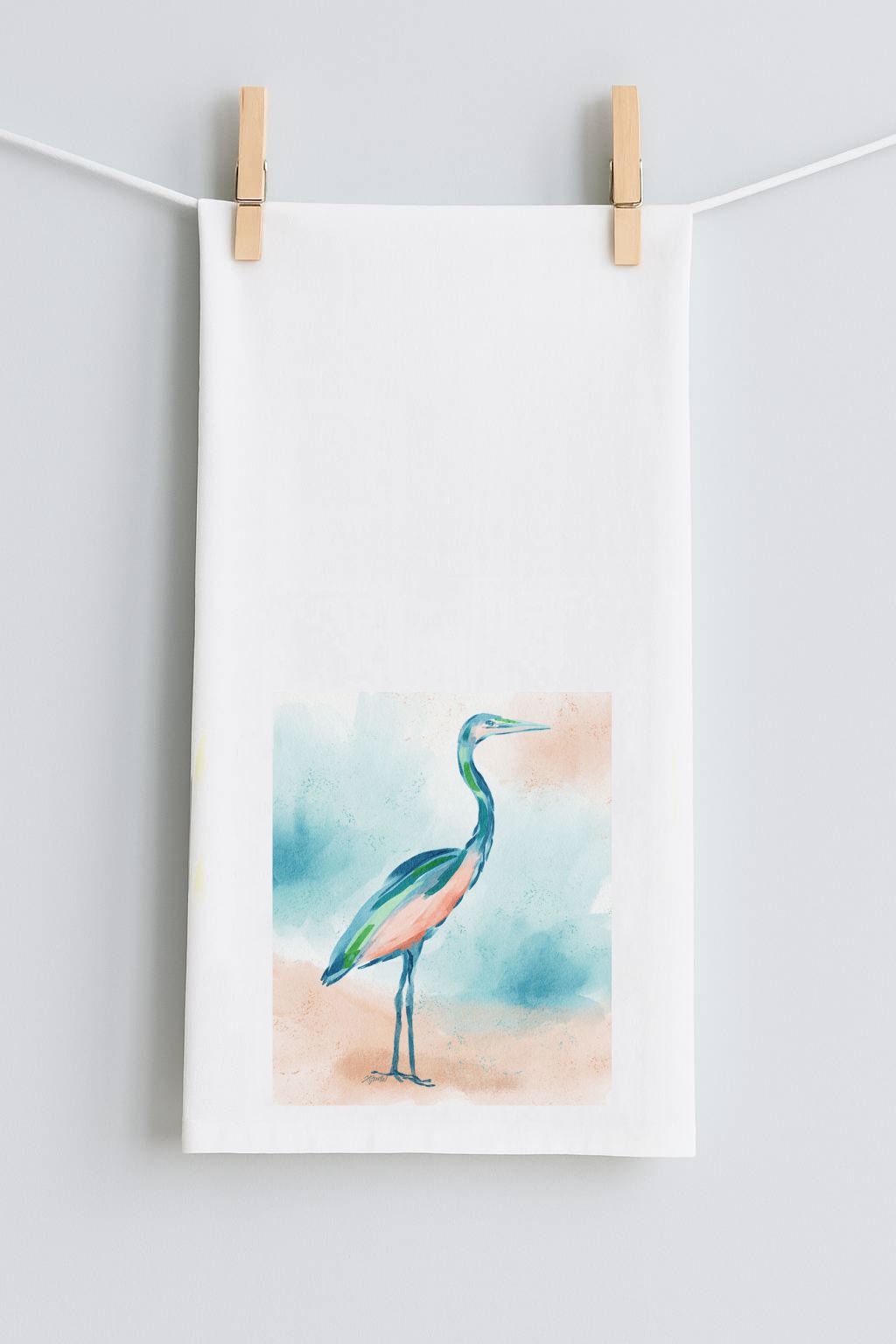 HALEY'S BLUE HERRING TEA TOWEL