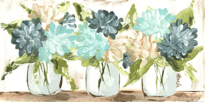 Hydrangea Jar Pillow Swap