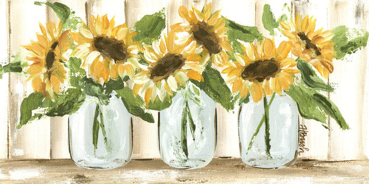 Sunflower Jar Trio Pillow Swap