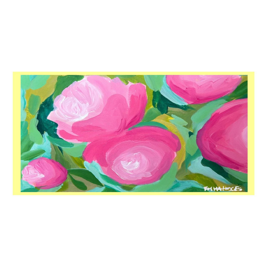 Emma Pink Roses Pillow Swap