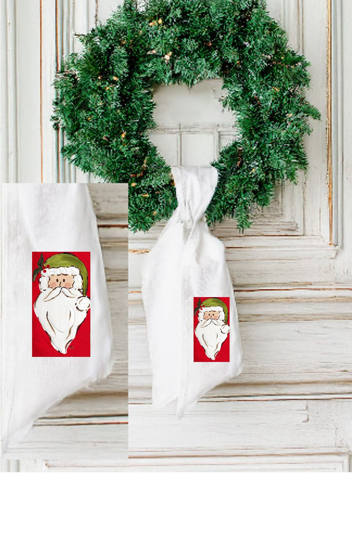 Haley's Red Long Beard Santa Wreath Sash