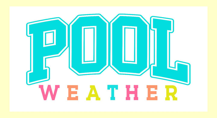 Pool Weather Lumbar Pillow Swap