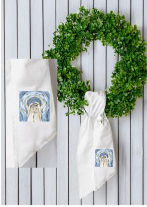 Haley's Holy Family Nativity Wreath Sash