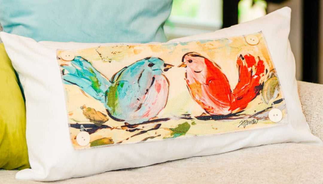 Bird Love Pillow Swap