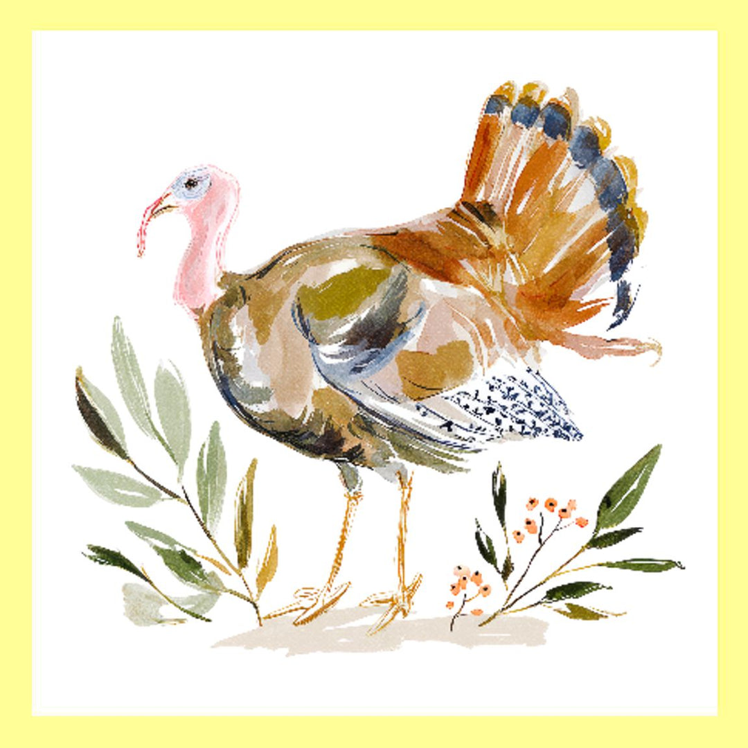 Autumn Heritage Turkey Square Pillow Swap