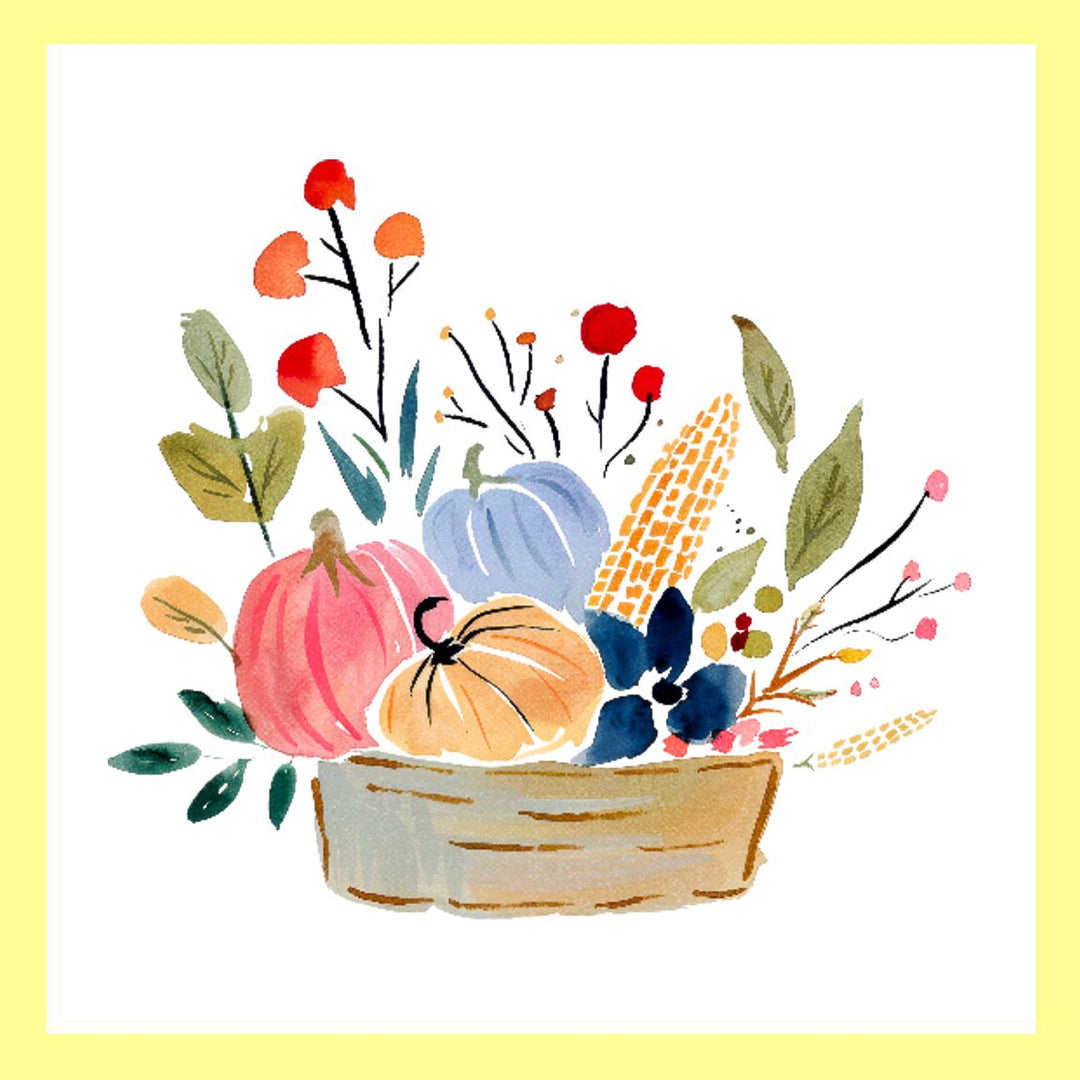 Harvest Blooms Square Pillow Swap