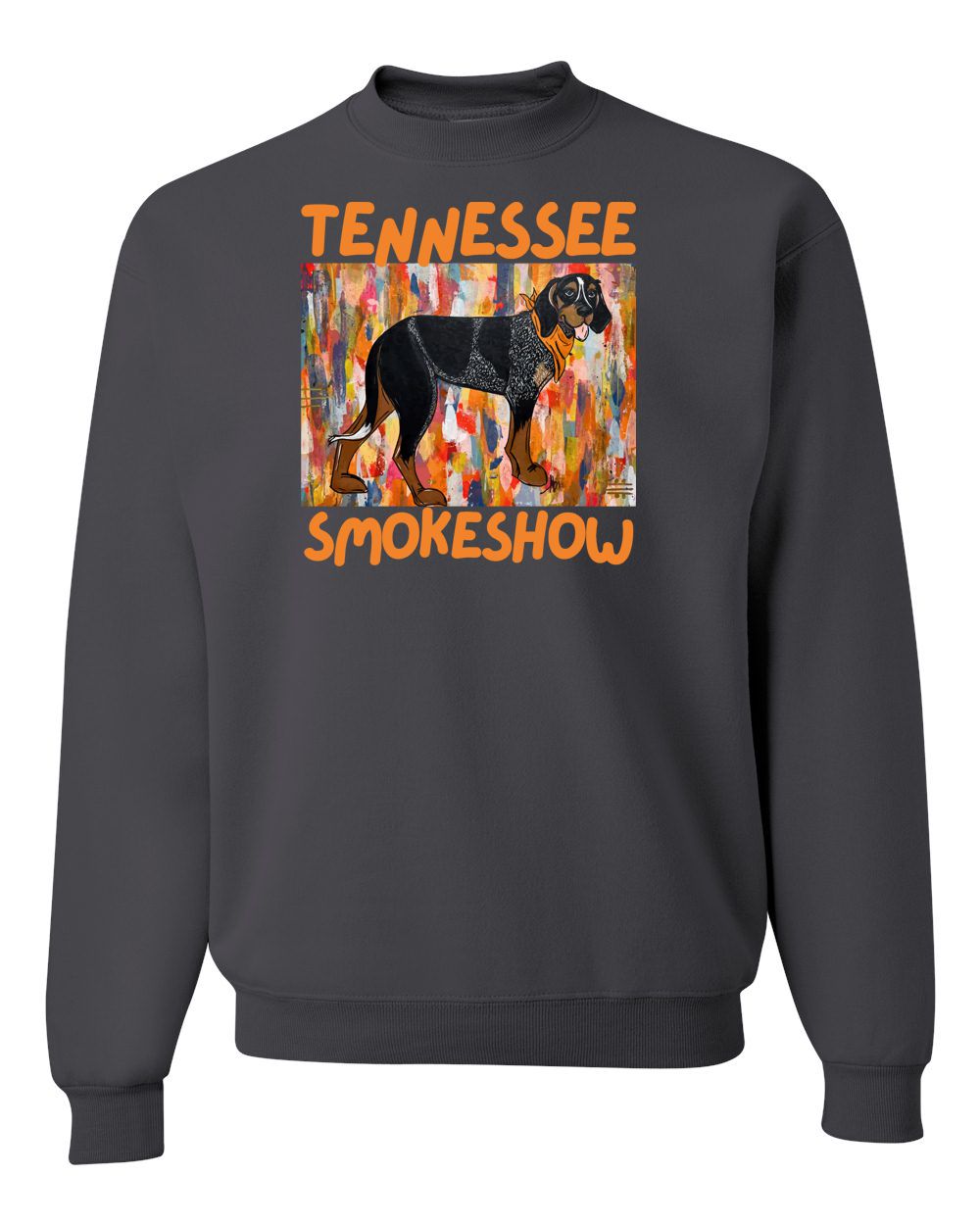 ABI'S TENNESSEE SMOKESHOW ON CHARCOAL SWEATSHIRT