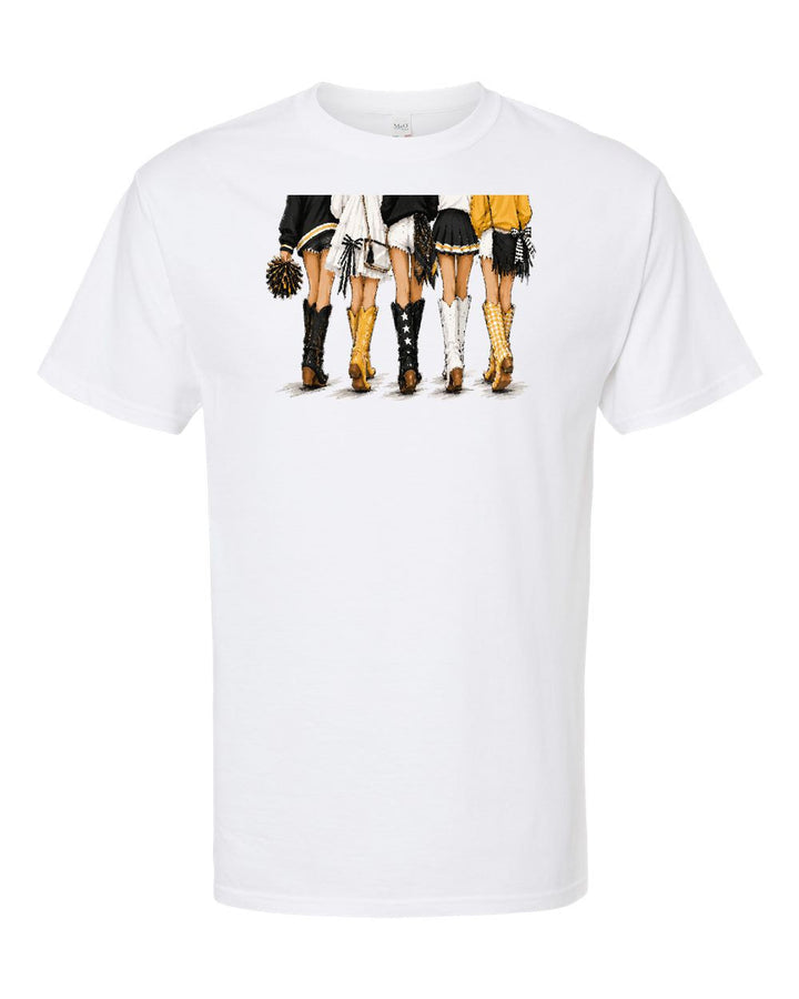 Girls Black & Gold Tee