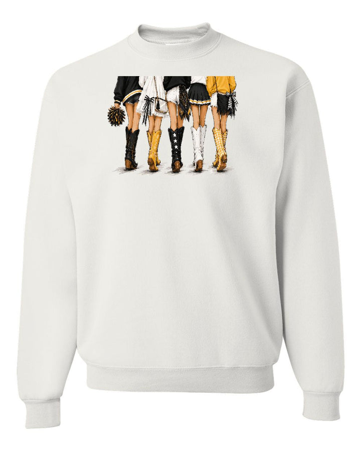 Girls Black & Gold Sweatshirt