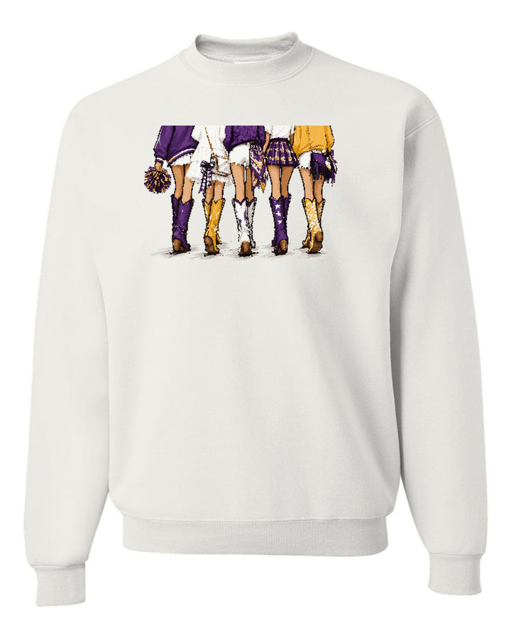 Girls Purple & Gold Sweatshirt