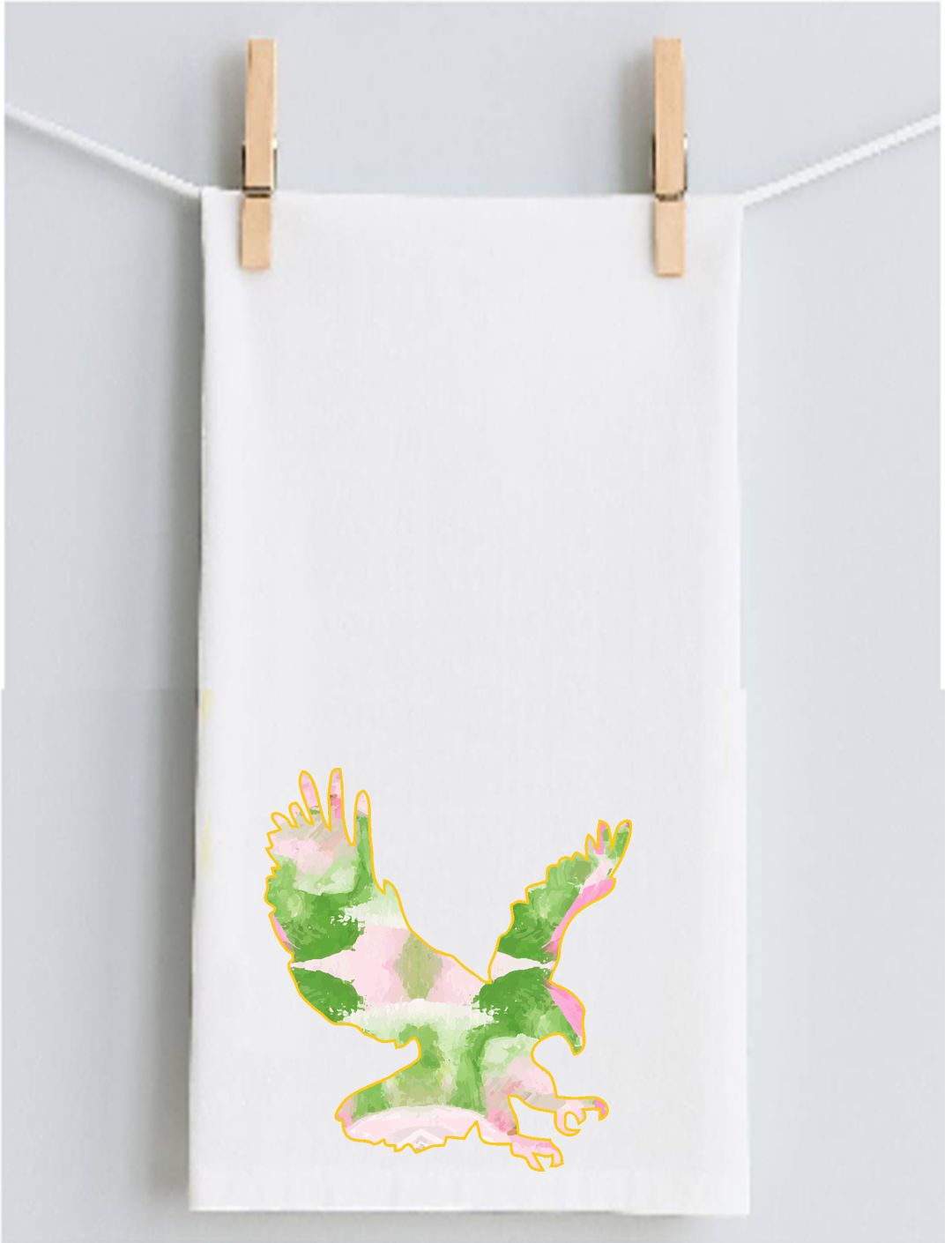 Abstract  Eagle Tea Towel