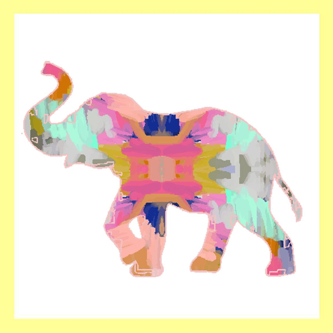 Abstract Elephant Square Swap
