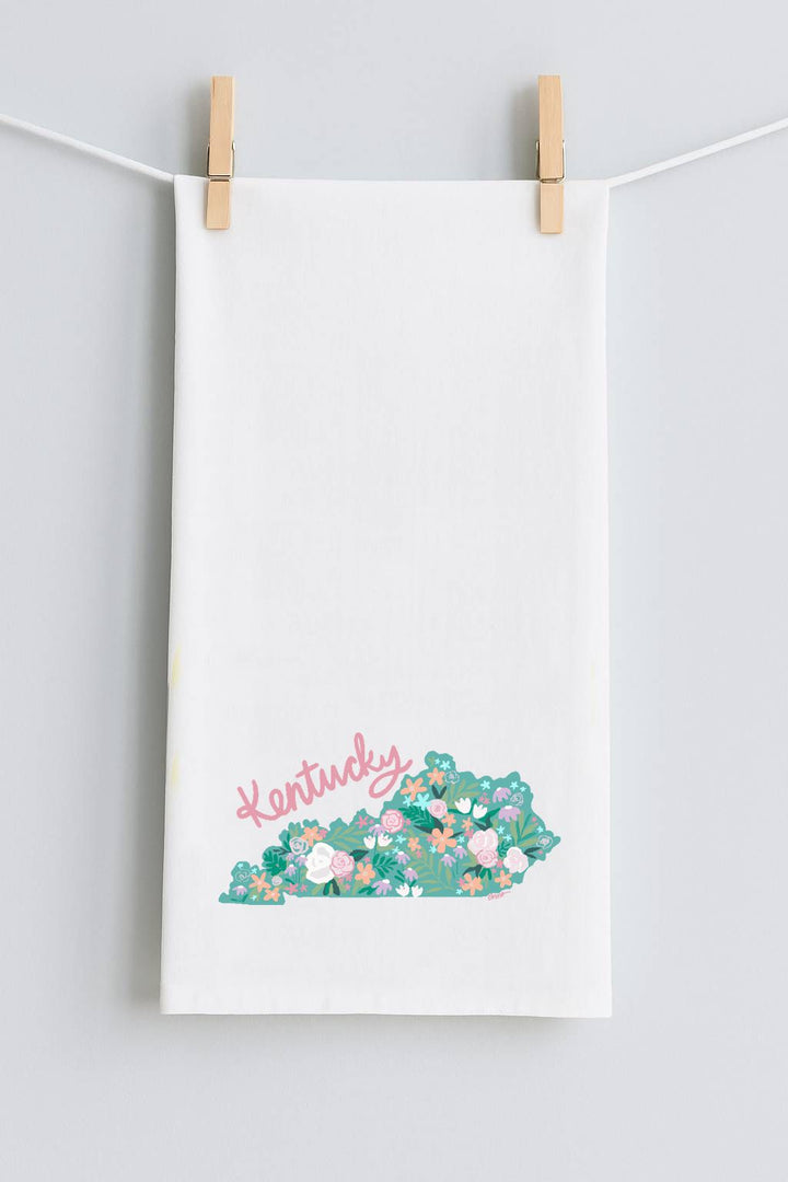Emma's Southern State Kentucky Tea Towel