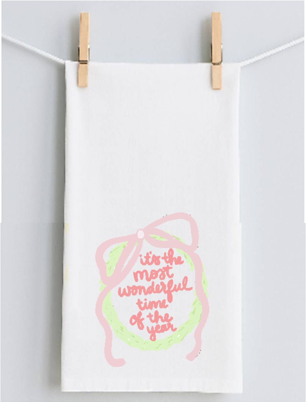Emma Most Wonderful Time Tea Towel