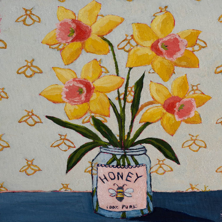 Jennifer's Oh Hi Honey Tea Towel