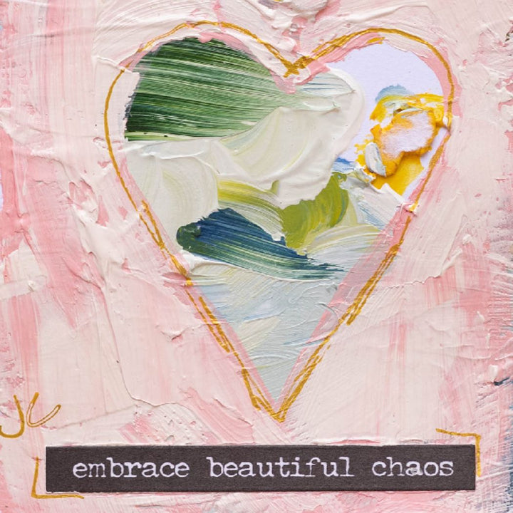 Jennifer's Embrace Beauitful Choas Tea Towel