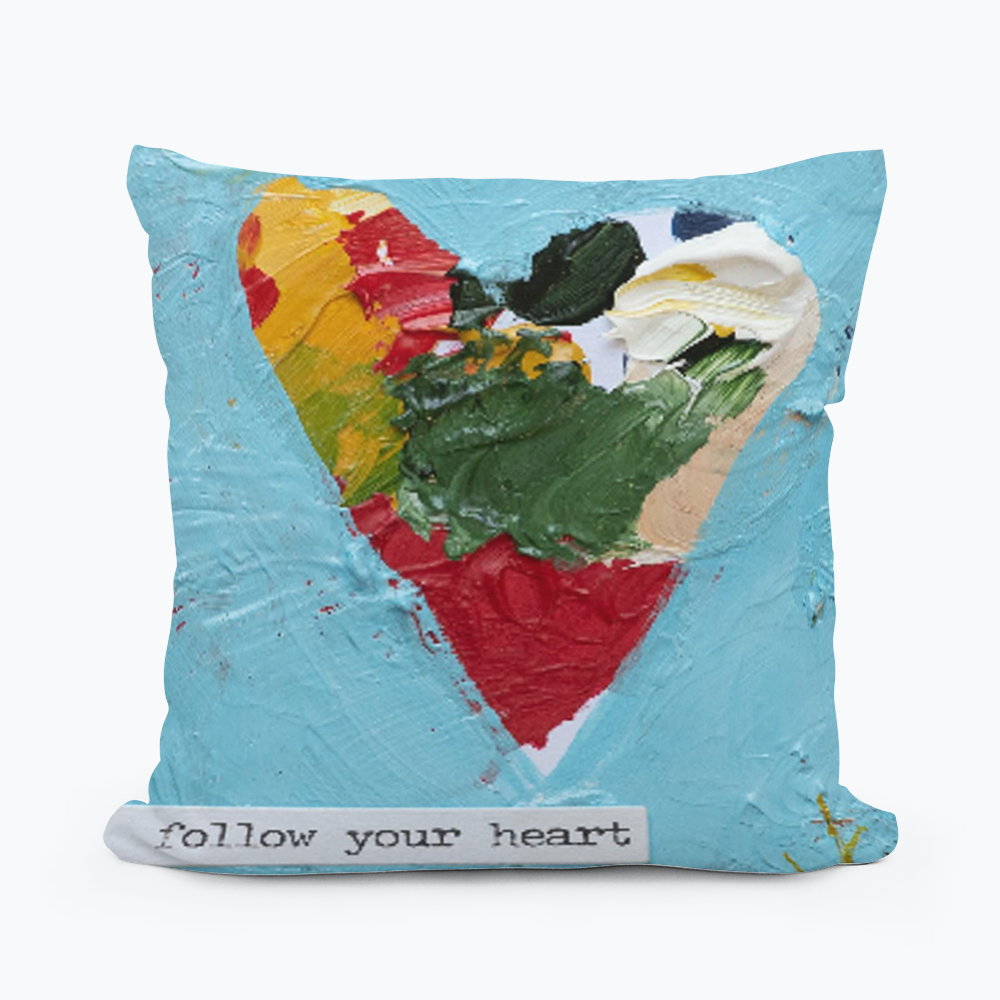 Jennifer's Follow Your Heart Pillow